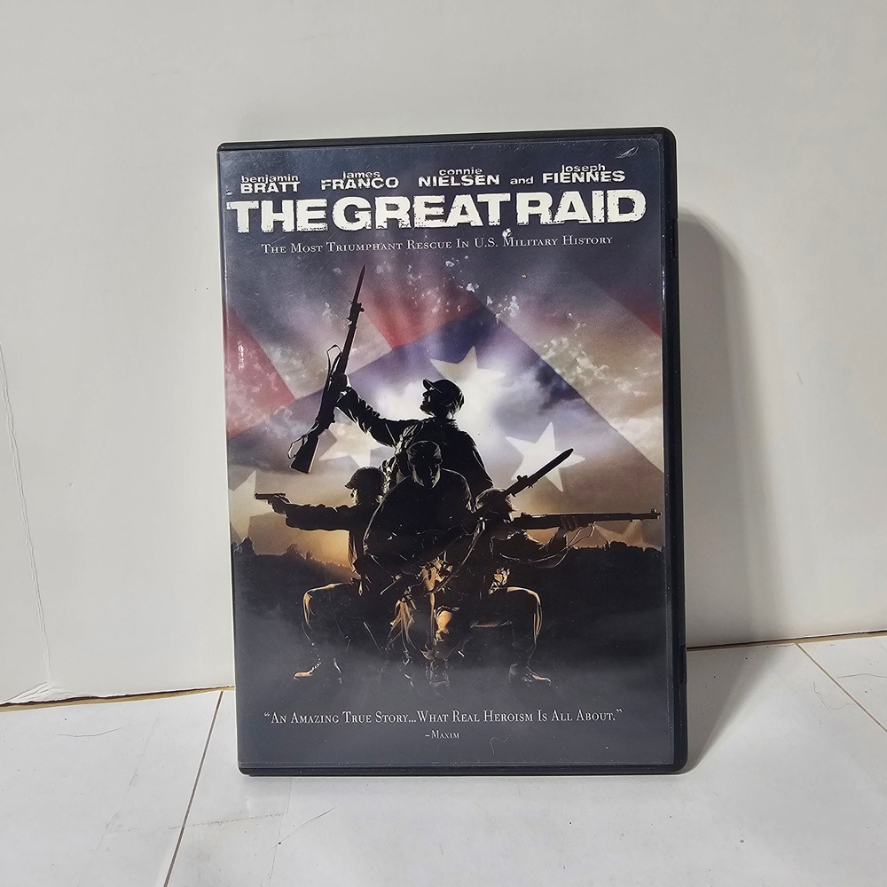 The Great Raid DVD 2005 World War II Military Drama James Franco Benjamin Bratt